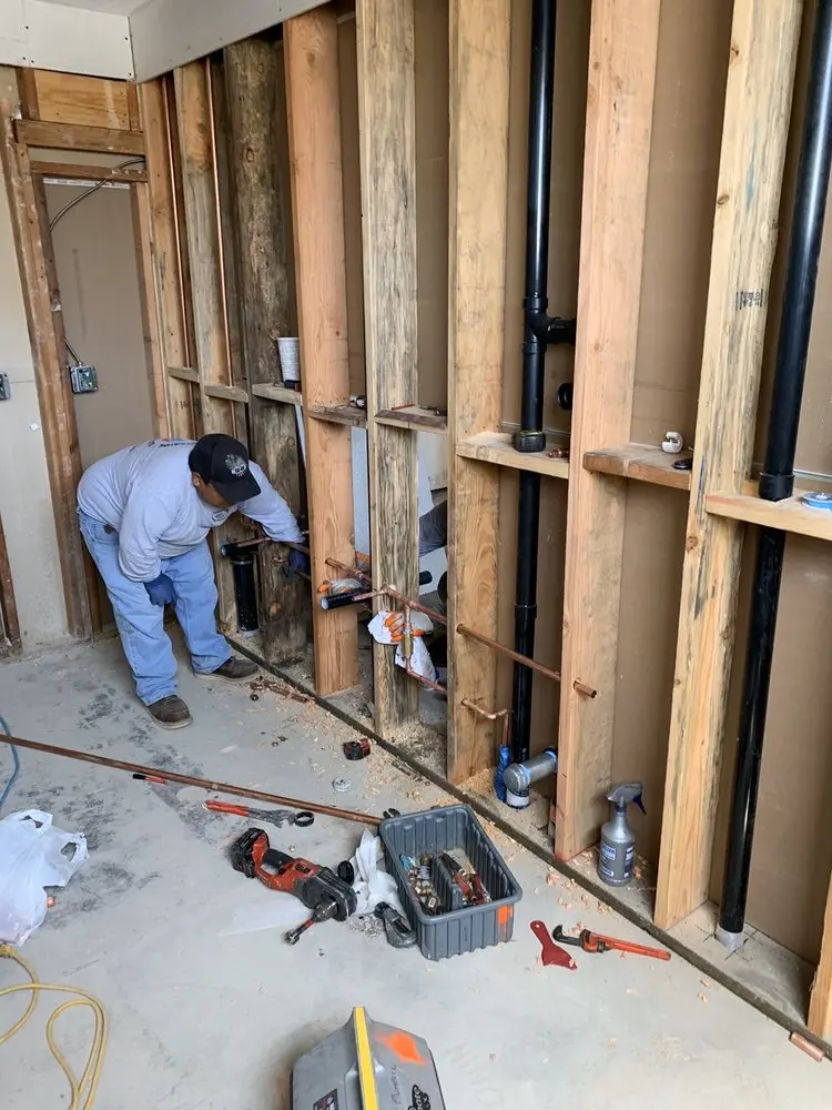 Commercial rough-in plumbing for Gas Line Repair in College Hill